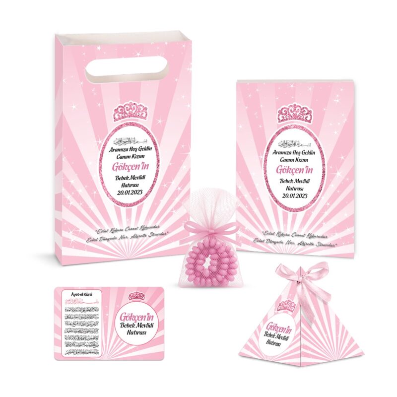 5 Li Mevlid Seti Taç Model