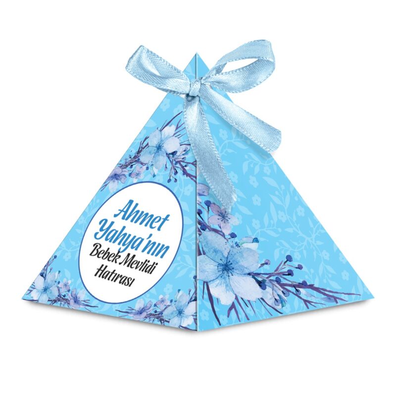 Çiçek Model Mevlüt Şekeri Kutusu