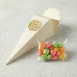 İsme Özel Külah İçerisinde Meyveli Mevlüt Şekeri