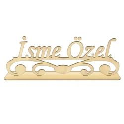 Gold Pleksi Masa İsimliği