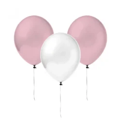 Alternative view of 6 Adet Mavi Balon 4 Adet Metalik Balon